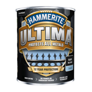 Hammerite Ultima Smooth metallfärg svart 0,75 liter