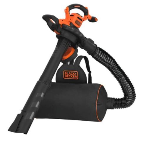 Black and Decker BEBLV300-QS lövblås 3000 W med uppsamlarsäck