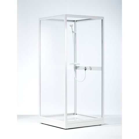 Contura Next NK 99 VS duschkabin i vit styrén 900x900 mm