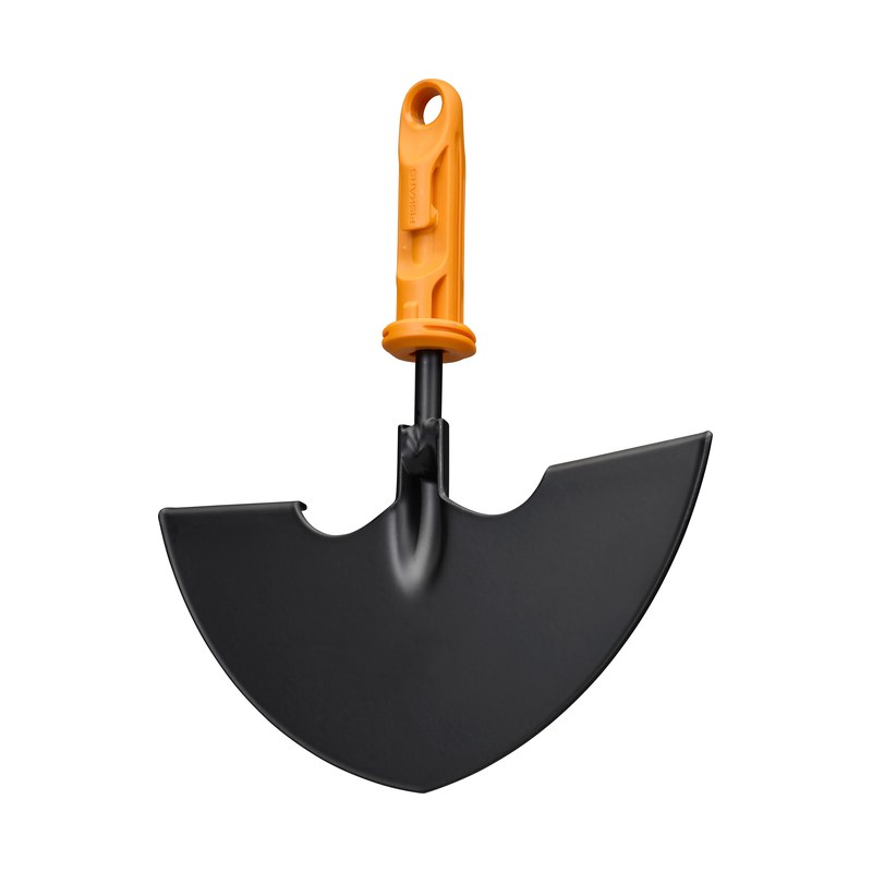 Fiskars 1080689 halvmåneformat kantskärarhuvud i härdat stål med orange fäste