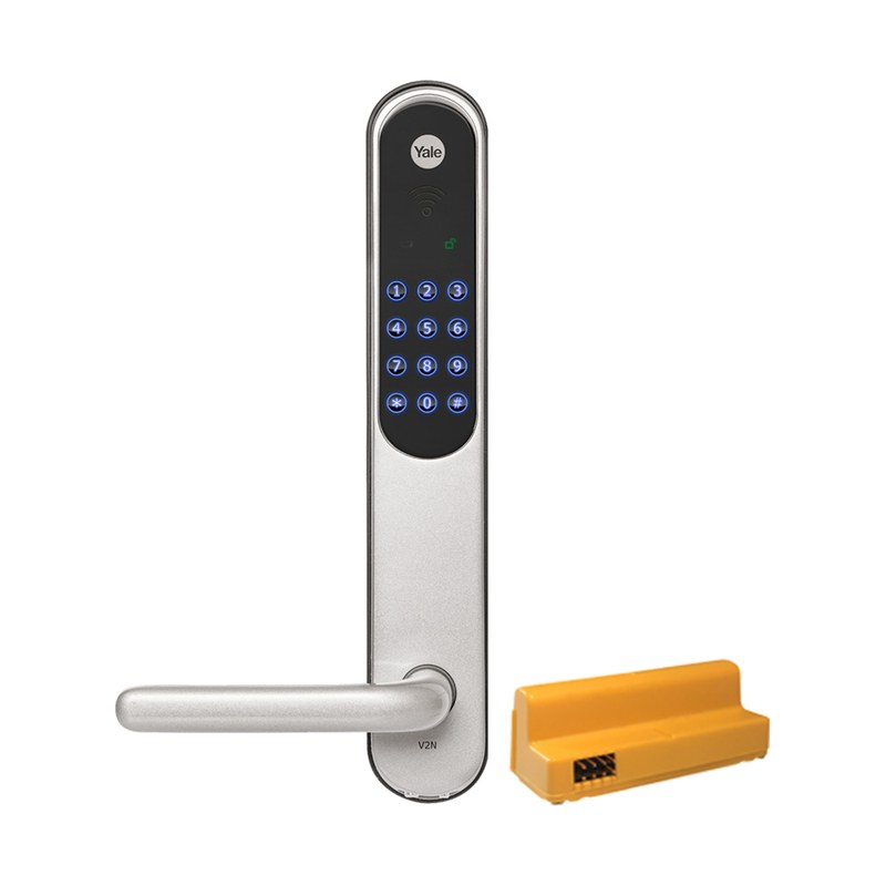 Yale Doorman Classic Home kodlås i silver med Yale Access Module