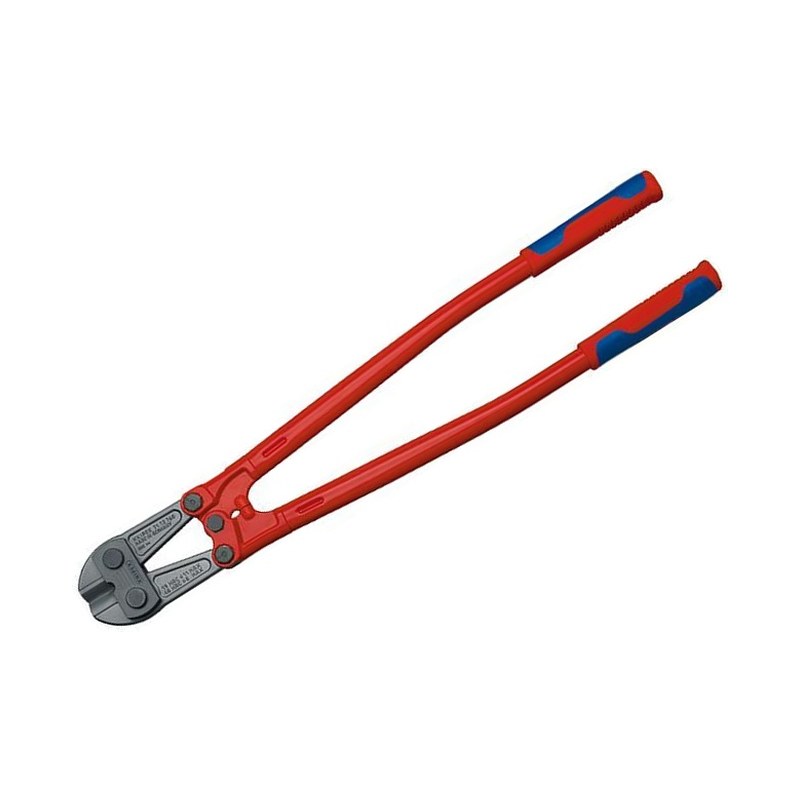 Knipex 71 72 760 bultsax 760 mm med röda och blå tvåkomponentshandtag