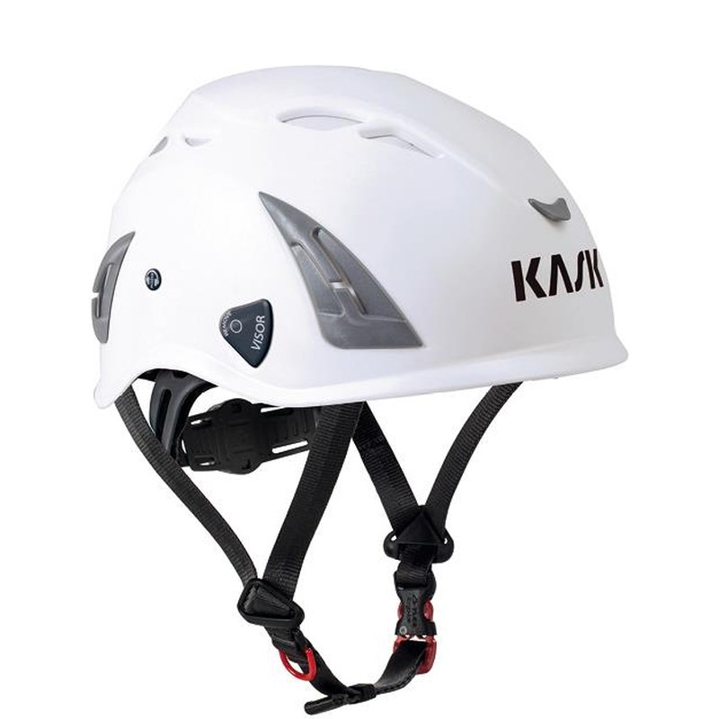 KASK Plasma AQ ventilerad skyddshjälm med hakband, vit