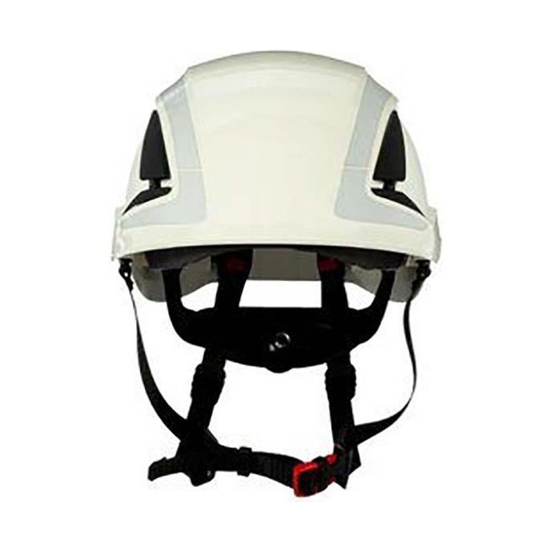3M SecureFit X5001VE ventilerad skyddshjälm med hakband, vit