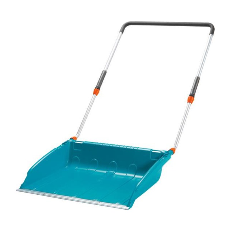 Gardena 3260-20 snösläde med turkos skopa och teleskopisk skalm med orange reglage